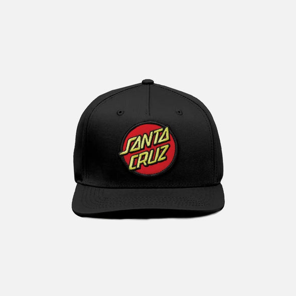 SANTA CRUZ Classic Dot Patch Cap - Black