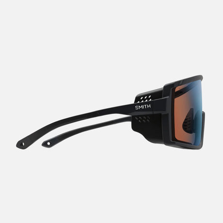SMITH Pursuit Sunglasses - Matte Black/ChromaPop Glacier Photochromic Copper to Gray with Blue Mirror
