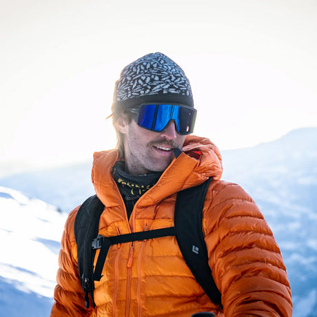 SMITH Pursuit Sunglasses - Matte Black/ChromaPop Glacier Photochromic Copper to Gray with Blue Mirror