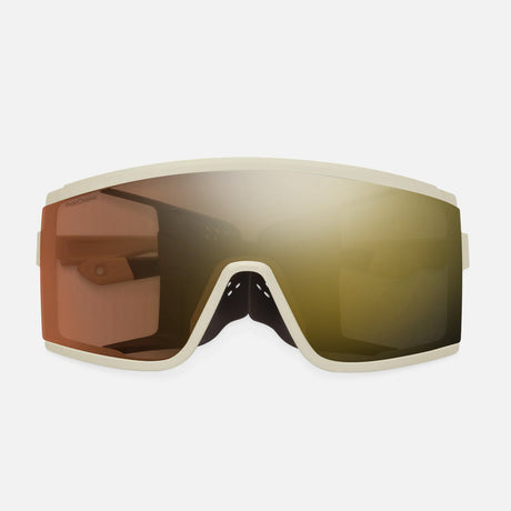SMITH Pursuit Sunglasses - Matte Bone/ChromaPop Glacier Photochromic Copper to Gray with Gold Mirror