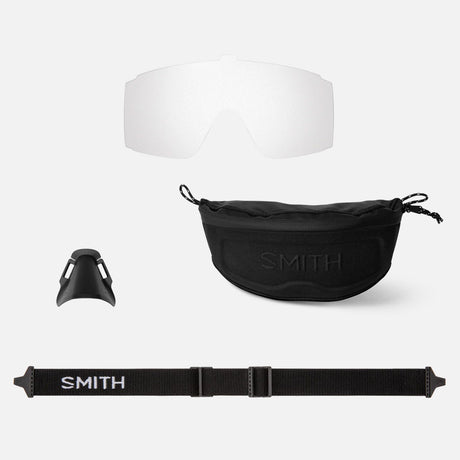 SMITH Pursuit Sunglasses - Matte Bone/ChromaPop Glacier Photochromic Copper to Gray with Gold Mirror