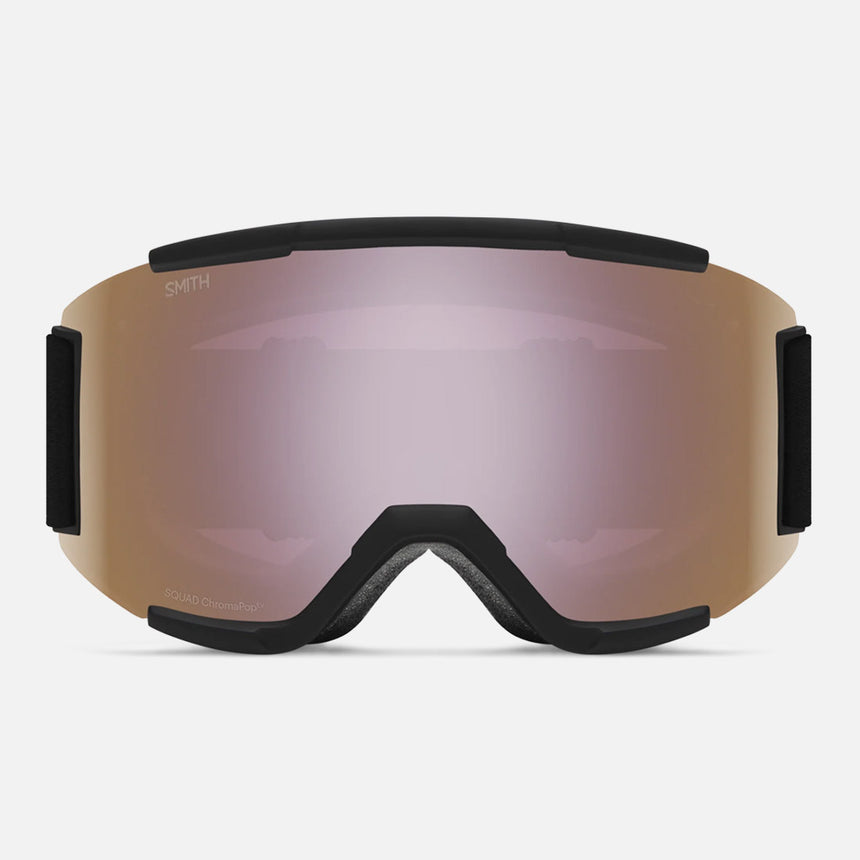 SMITH Squad Goggle 2026 - Black/ChromaPop Everyday Rose Gold Mirror