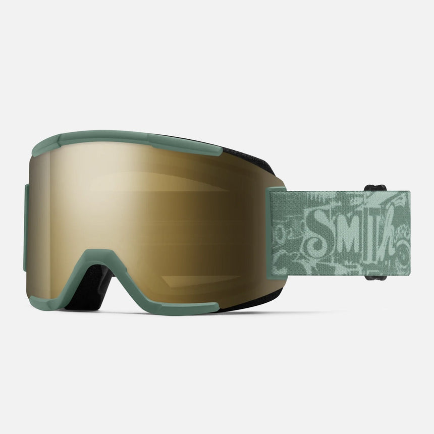 SMITH Squad Goggle 2026 - Cactus Zine/Black Gold