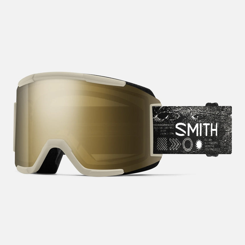 SMITH Squad Goggle 2026 - Chalk Space Invader/ChromaPop Sun Black Gold Mirror