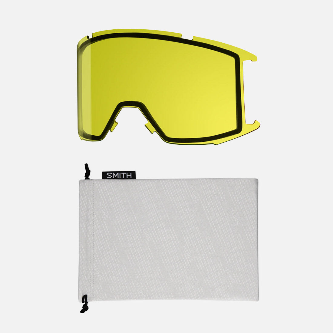 SMITH Squad Low Bridge Goggle 2026 - White Vapor/ChromPop Everyday Rose Gold Mirror