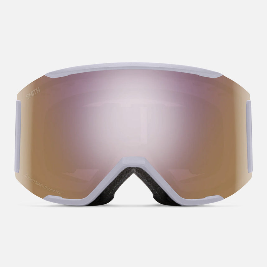 SMITH Squad Mag Goggle 2026 - Lunar Fog/ChromoPop Everyday Rose Gold Mirror