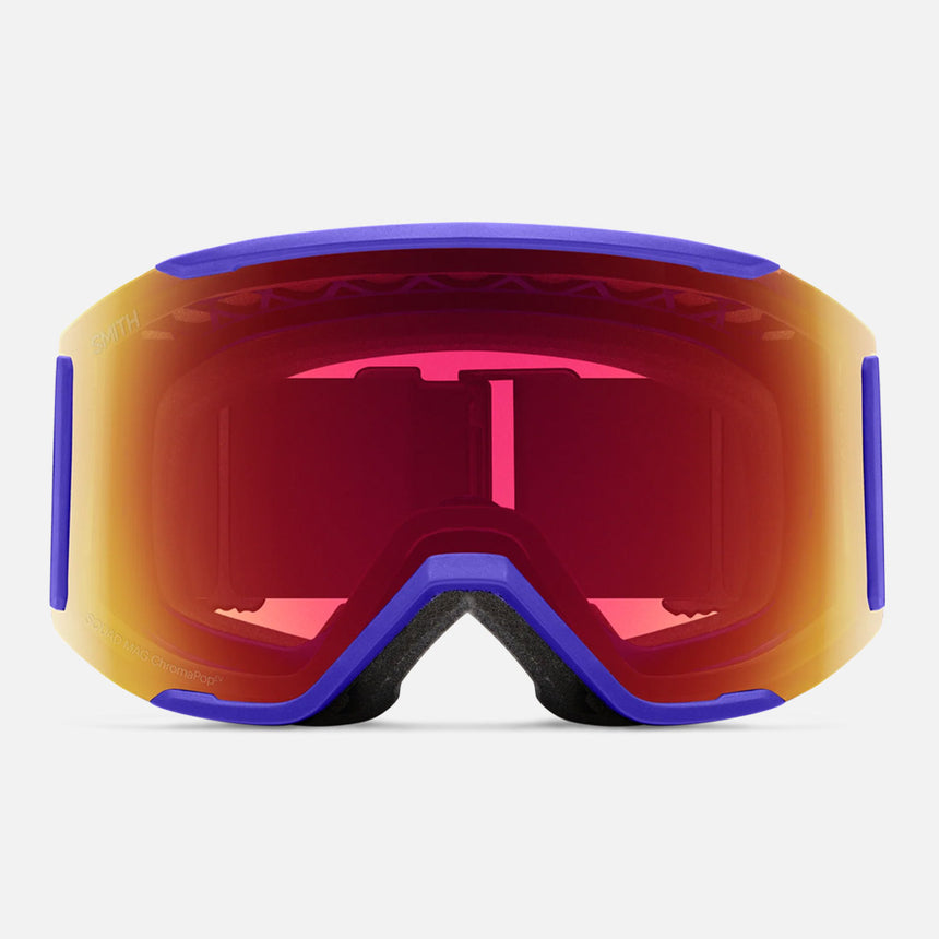 SMITH Squad Mag Goggle 2026 - Ultraviolet Peaking/ChromaPop Pro Photochromic Red Mirror