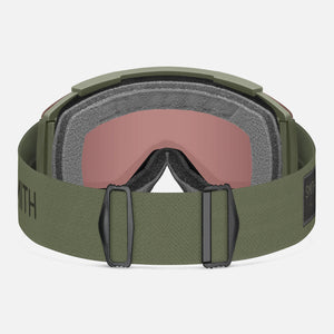 SMITH Squad XL Goggle 2026 - Fatigue Green/ChromaPop Everyday Red Mirror