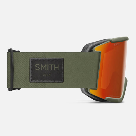 SMITH Squad XL Goggle 2026 - Fatigue Green/ChromaPop Everyday Red Mirror