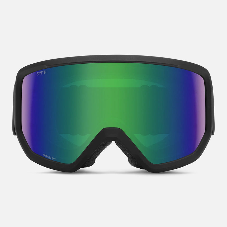 SMITH Transfer Goggle 2026 - Black/Green Sol-X Mirror