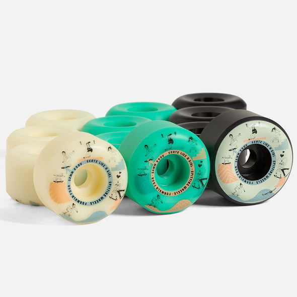 SPITFIRE F4 Conical Full 99DU Skate Like A Girl Wheels - Black
