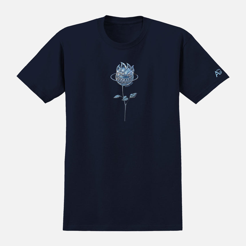 SPITFIRE X April Bighead Rose Tee - Navy