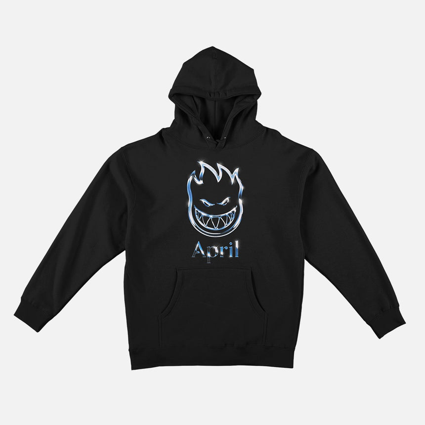 SPITFIRE  X April Chrome Bighead Hood - Black