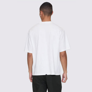 THRILLS Stagger Oversize Box Crop Tee - Dirty White