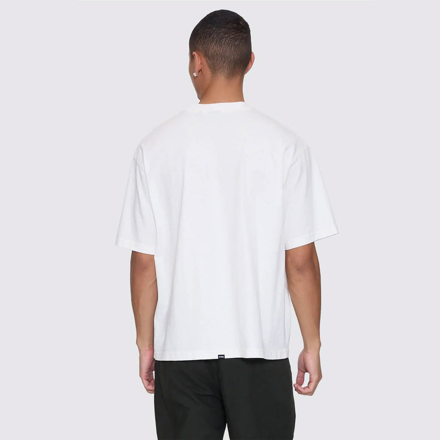 THRILLS Stagger Oversize Box Crop Tee - Dirty White