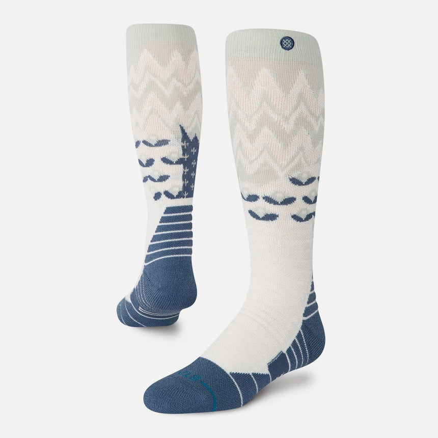 STANCE Alpine Mid Poly Snow Sock - Pale Blue