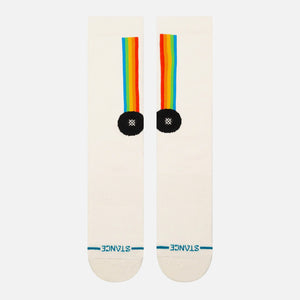 STANCE Aperture Sock - White