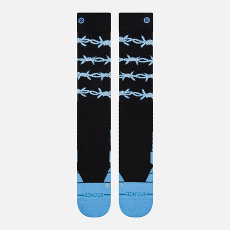 STANCE Barbed Wire Mid Poly Snow Sock - Blue