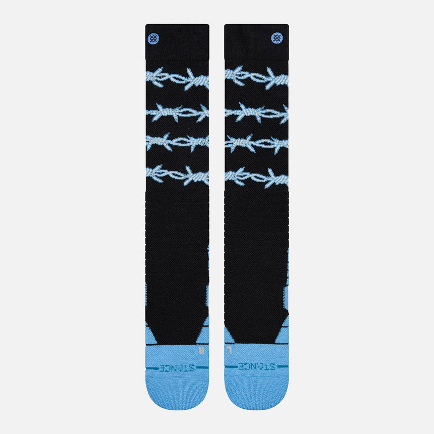 STANCE Barbed Wire Mid Poly Snow Sock - Blue