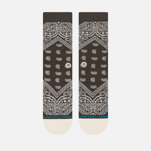 STANCE Barrio Crew Sock - Washed Black