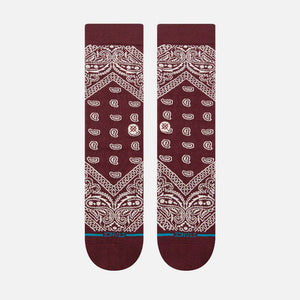 STANCE Barrio Crew Sock - Wine
