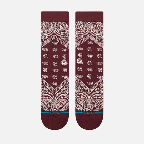 STANCE Barrio Crew Sock - Wine