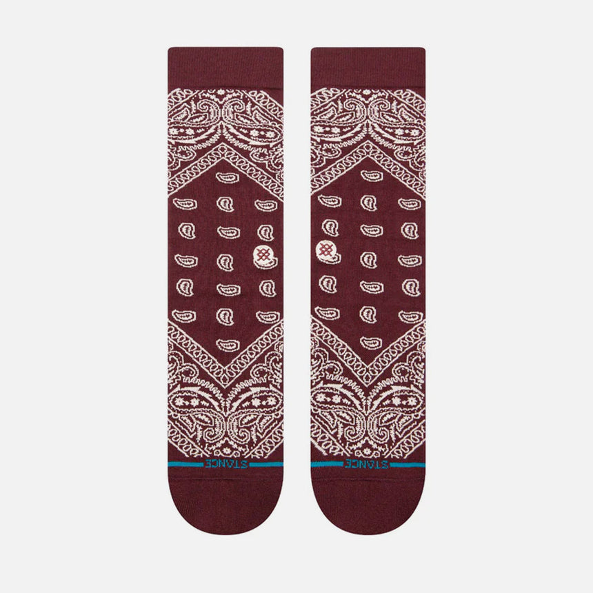 STANCE Barrio Crew Sock - Wine