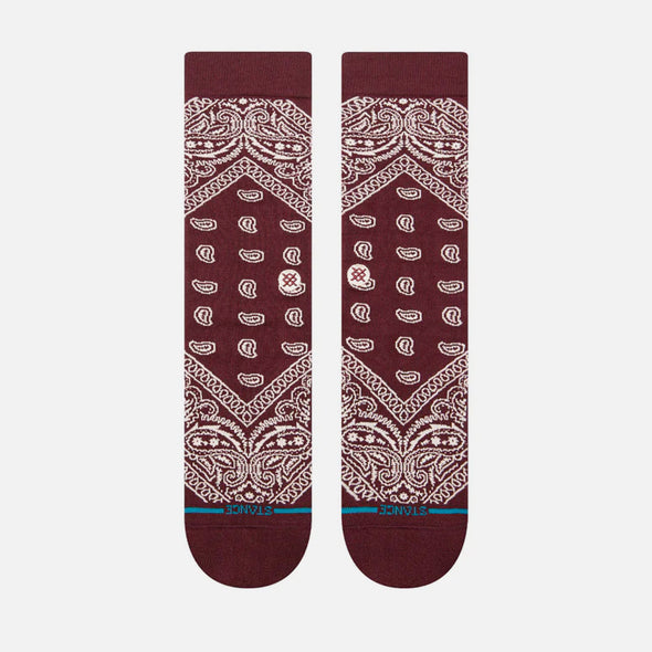 STANCE Barrio Crew Sock - Wine