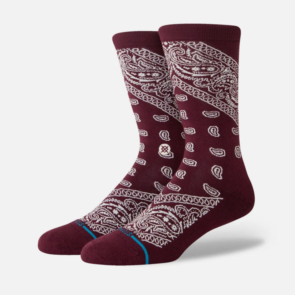 STANCE Barrio Crew Sock - Wine