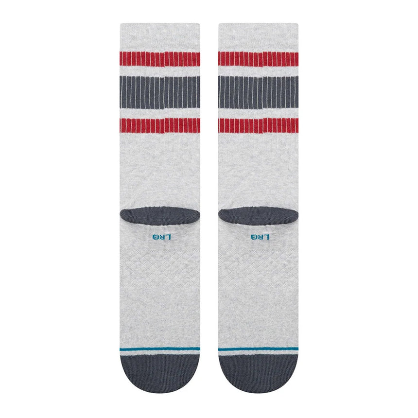 STANCE Boyd Pop Stitch Crew Sock - Heather Grey