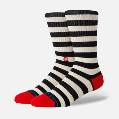 STANCE Breton Crew Sock - Black/White