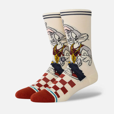 STANCE Bugs Crew Sock - Vintage White