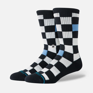 STANCE Chef Check Crew Sock - Black