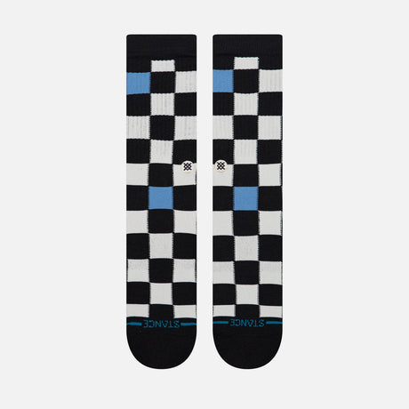 STANCE Chef Check Crew Sock - Black