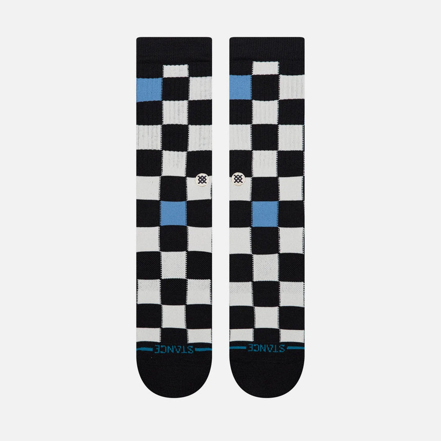 STANCE Chef Check Crew Sock - Black