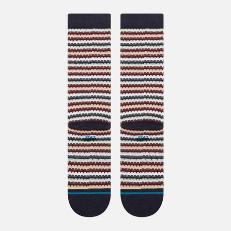 STANCE Chiclets Waffle Knit Crew Sock - Navy