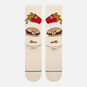 STANCE Combo Meal Crew Sock - Tan