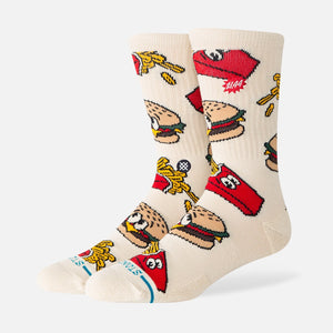 STANCE Combo Meal Crew Sock - Tan