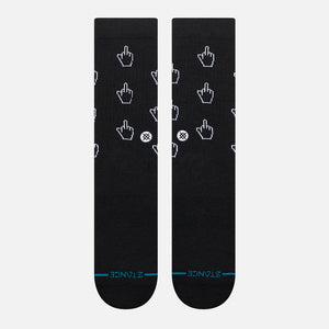 STANCE Cursor Crew Sock - Black