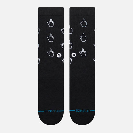STANCE Cursor Crew Sock - Black