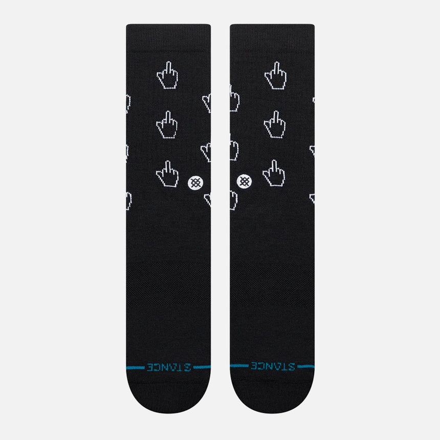 STANCE Cursor Crew Sock - Black