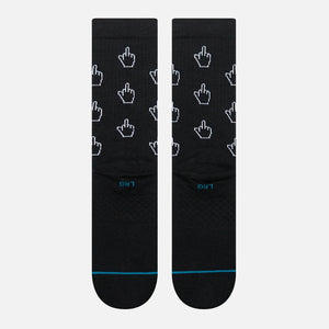 STANCE Cursor Crew Sock - Black
