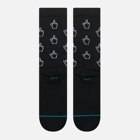 STANCE Cursor Crew Sock - Black
