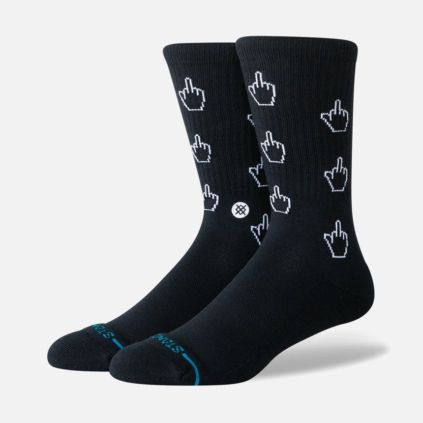 STANCE Cursor Crew Sock - Black
