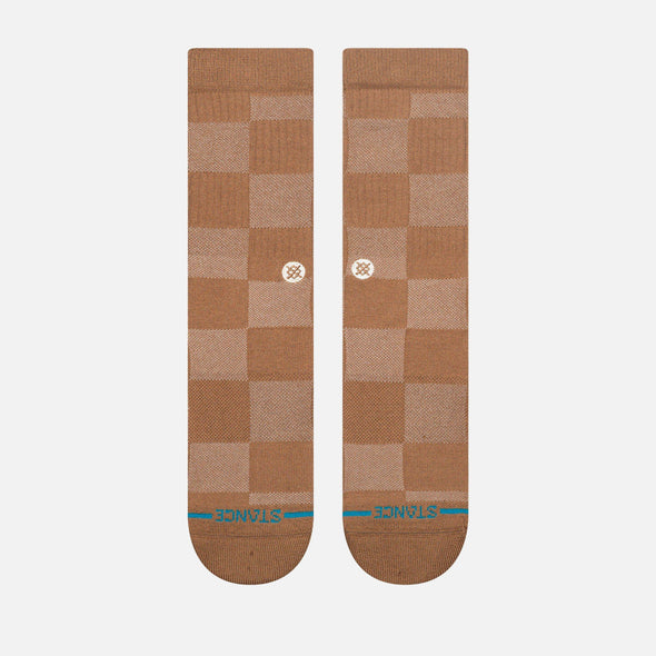 STANCE Down & Out Crew Sock - Brown