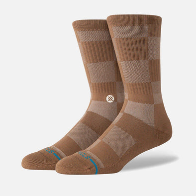 STANCE Down & Out Crew Sock - Brown
