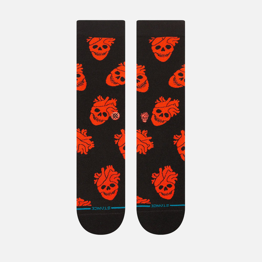 STANCE Fallin In Skull Crew Sock - Black