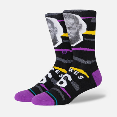 STANCE Faxed Lebron Sock - Black