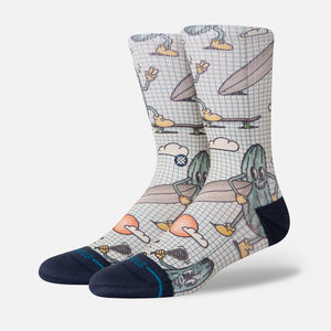 STANCE Feeling Pickled Crew Sock - Cream