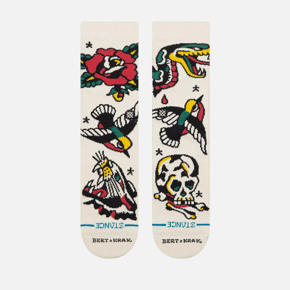 STANCE Flash Crew Sock - Canvas